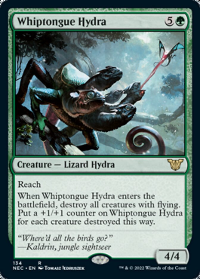 Whiptongue Hydra [Kamigawa: Neon Dynasty Commander] | Anubis Games and Hobby