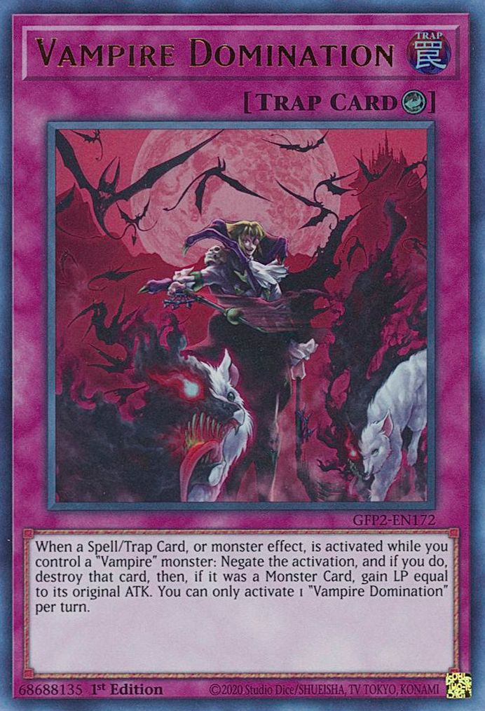 Vampire Domination [GFP2-EN172] Ultra Rare | Anubis Games and Hobby