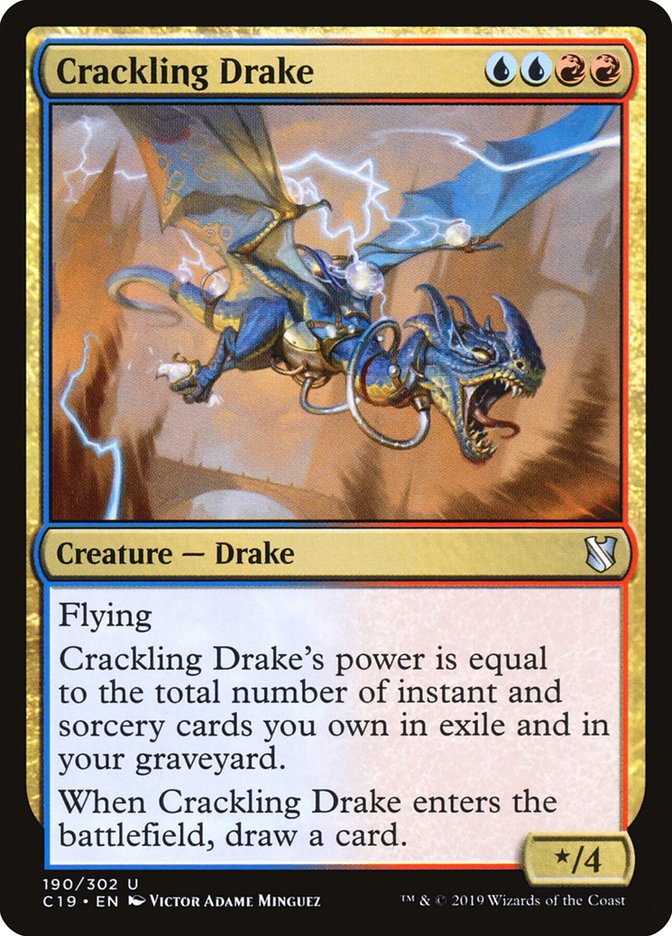 Crackling Drake [Commander 2019] | Anubis Games and Hobby
