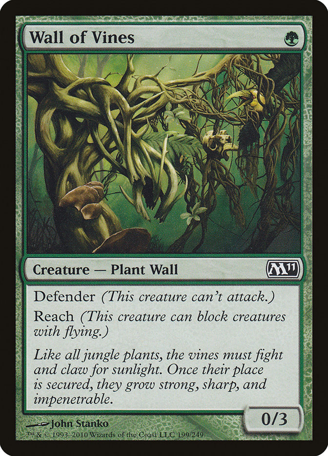 Wall of Vines [Magic 2011] | Anubis Games and Hobby