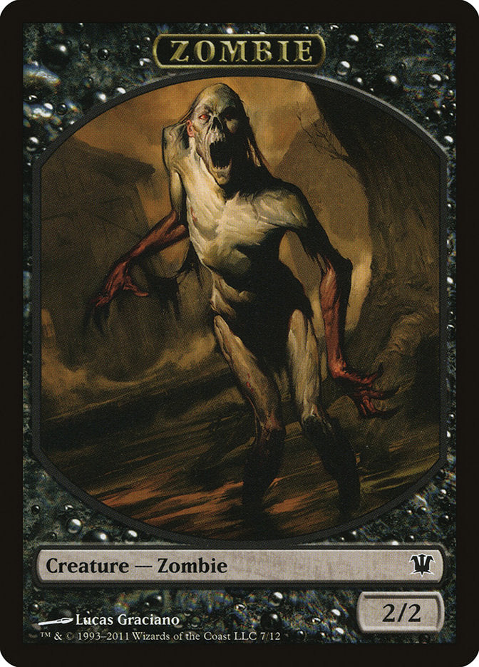 Zombie Token (7/12) [Innistrad Tokens] | Anubis Games and Hobby