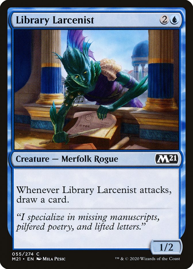 Library Larcenist [Core Set 2021] | Anubis Games and Hobby