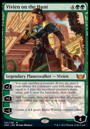 Vivien on the Hunt (Promo Pack) [Streets of New Capenna Promos] | Anubis Games and Hobby