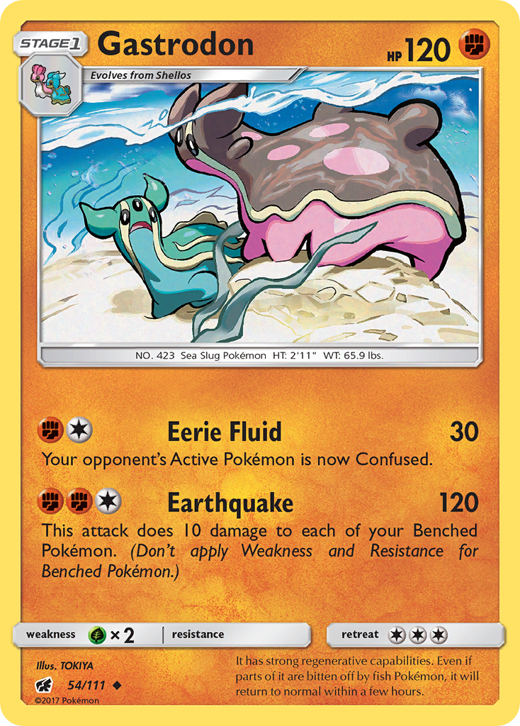 Gastrodon (54/111) [Sun & Moon: Crimson Invasion] | Anubis Games and Hobby