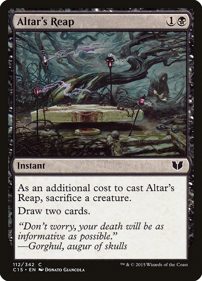 Altar's Reap [Commander 2015] | Anubis Games and Hobby