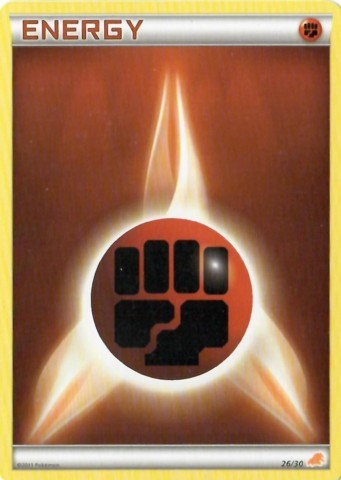 Fighting Energy (26/30) [Black & White: Trainer Kit - Excadrill] | Anubis Games and Hobby