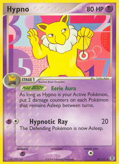 Hypno (25/112) [EX: FireRed & LeafGreen] | Anubis Games and Hobby