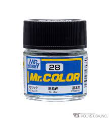 Mr. Color Semi-Gloss Metallic Steel | Anubis Games and Hobby