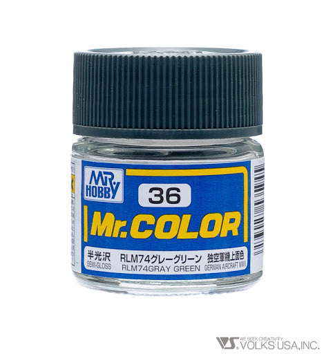 Mr. Color Semi-Gloss Gray Green | Anubis Games and Hobby