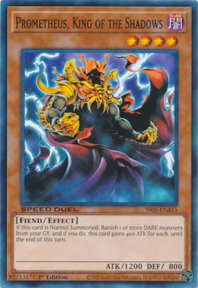 Prometheus, King of the Shadows [SS05-ENA15] Common | Anubis Games and Hobby