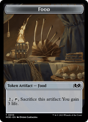 Faerie // Food (0010) Double-Sided Token [Wilds of Eldraine Tokens] | Anubis Games and Hobby