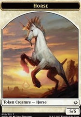 Horse // Zombie Double-Sided Token [Hour of Devastation Tokens] | Anubis Games and Hobby