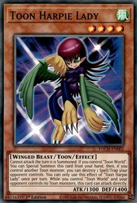 Toon Harpie Lady [TOCH-EN002] Super Rare | Anubis Games and Hobby