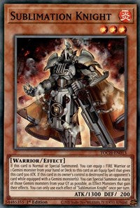 Sublimation Knight [TOCH-EN013] Super Rare | Anubis Games and Hobby