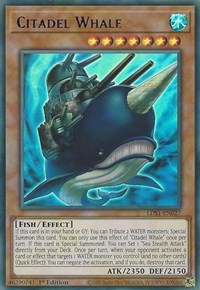 Citadel Whale (Blue) [LDS1-EN027] Ultra Rare | Anubis Games and Hobby