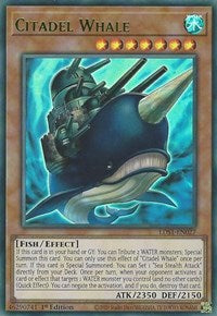 Citadel Whale (Green) [LDS1-EN027] Ultra Rare | Anubis Games and Hobby