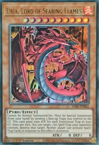 Uria, Lord of Searing Flames [SDSA-EN042] Ultra Rare | Anubis Games and Hobby