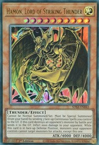 Hamon, Lord of Striking Thunder [SDSA-EN043] Ultra Rare | Anubis Games and Hobby