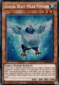 Glacial Beast Polar Penguin [BLAR-EN032] Secret Rare | Anubis Games and Hobby