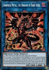 Darkness Metal, the Dragon of Dark Steel [BLAR-EN047] Secret Rare | Anubis Games and Hobby