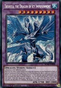 Trishula, the Dragon of Icy Imprisonment [BLAR-EN048] Secret Rare | Anubis Games and Hobby