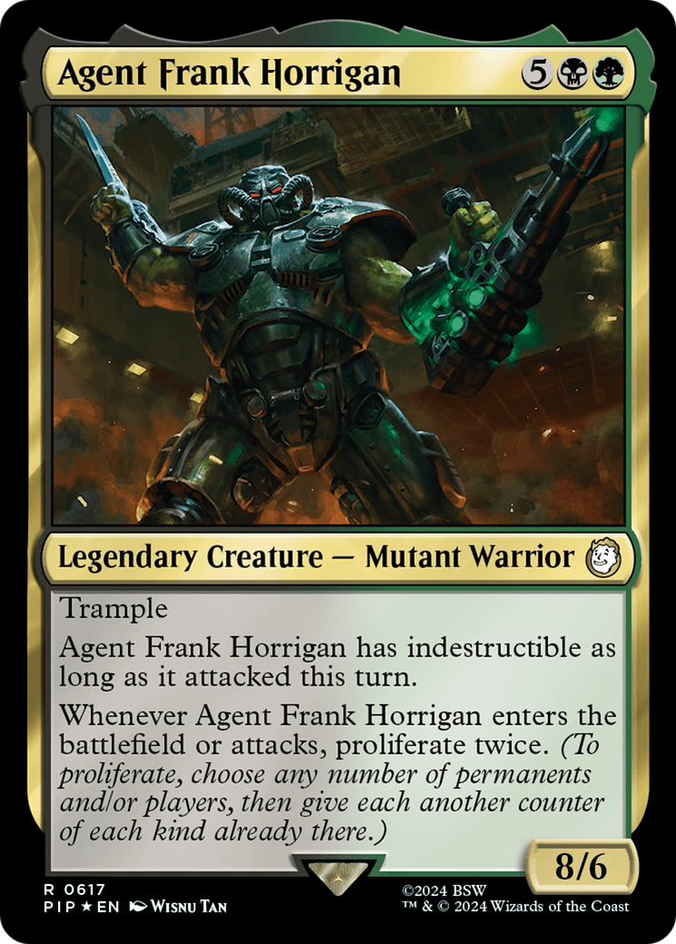 Agent Frank Horrigan (Surge Foil) [Fallout] | Anubis Games and Hobby