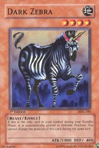 Dark Zebra [Magic Ruler] [MRL-084] | Anubis Games and Hobby