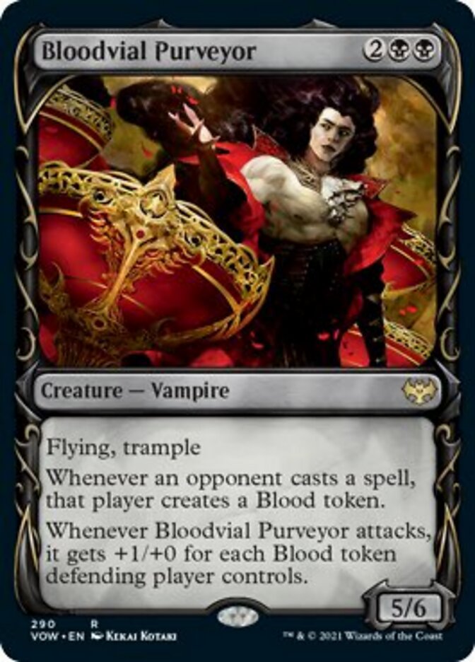 Bloodvial Purveyor (Showcase Fang Frame) [Innistrad: Crimson Vow] | Anubis Games and Hobby