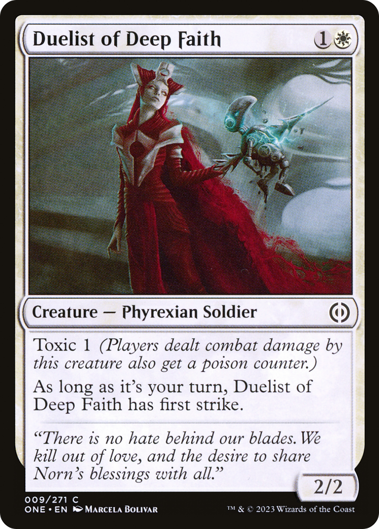 Duelist of Deep Faith [Phyrexia: All Will Be One] | Anubis Games and Hobby