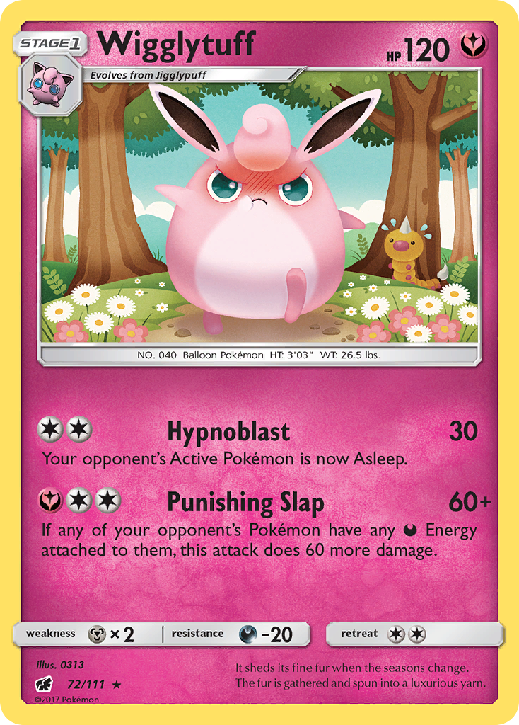 Wigglytuff (72/111) [Sun & Moon: Crimson Invasion] | Anubis Games and Hobby