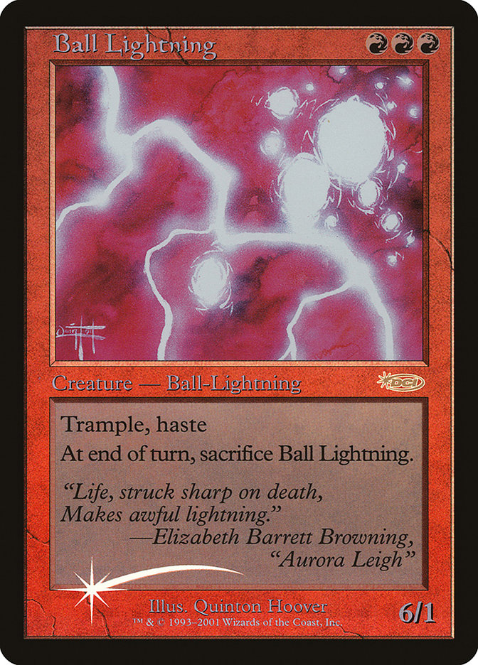 Ball Lightning [Judge Gift Cards 2001] | Anubis Games and Hobby