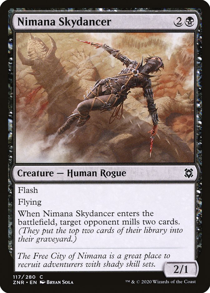 Nimana Skydancer [Zendikar Rising] | Anubis Games and Hobby