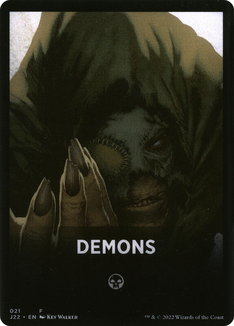Demons Theme Card [Jumpstart 2022 Front Cards] | Anubis Games and Hobby