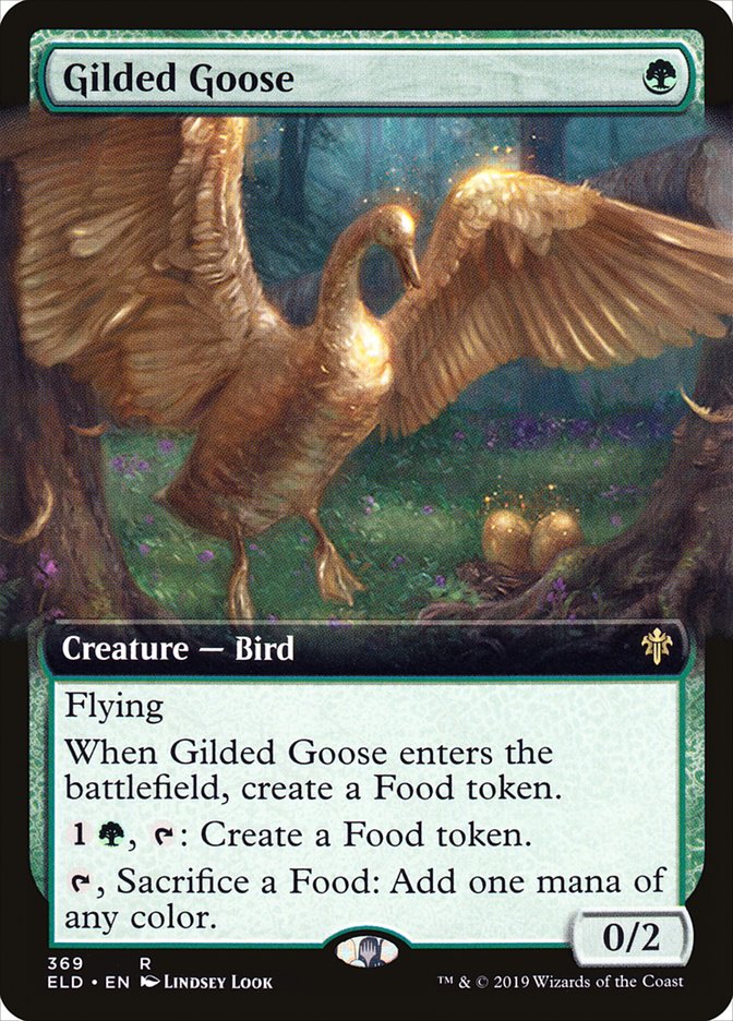 Gilded Goose (Extended Art) [Throne of Eldraine] | Anubis Games and Hobby