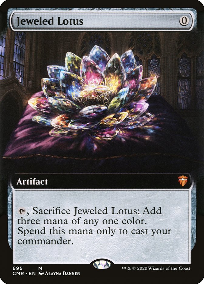 Jeweled Lotus (Extended Art) [Commander Legends] | Anubis Games and Hobby