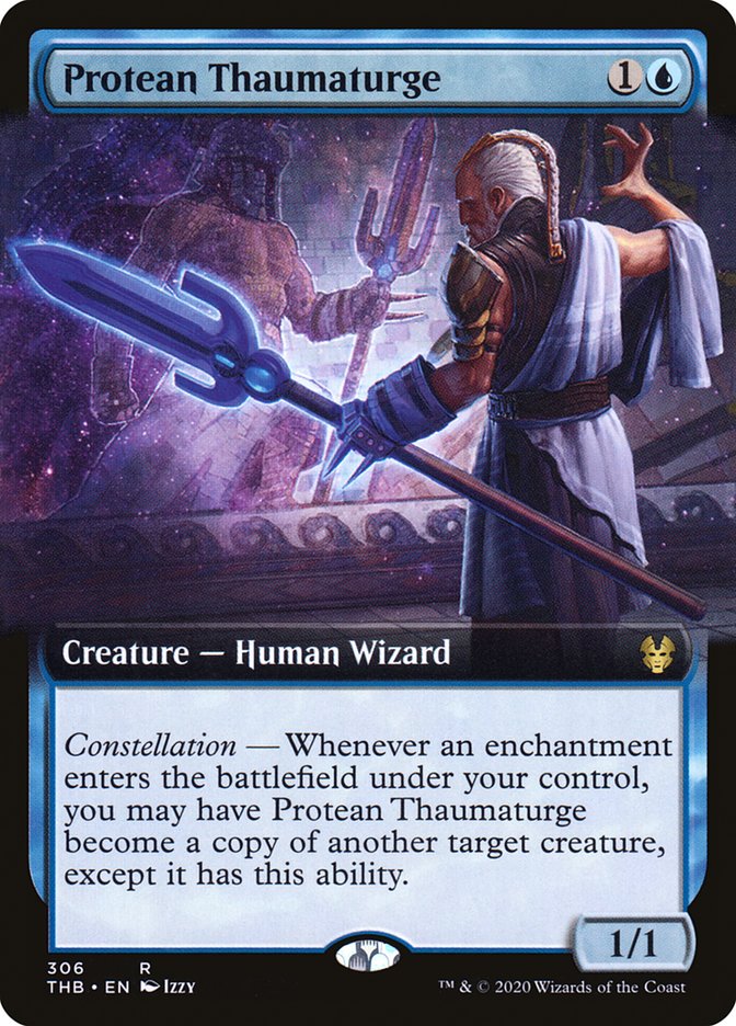 Protean Thaumaturge (Extended Art) [Theros Beyond Death] | Anubis Games and Hobby