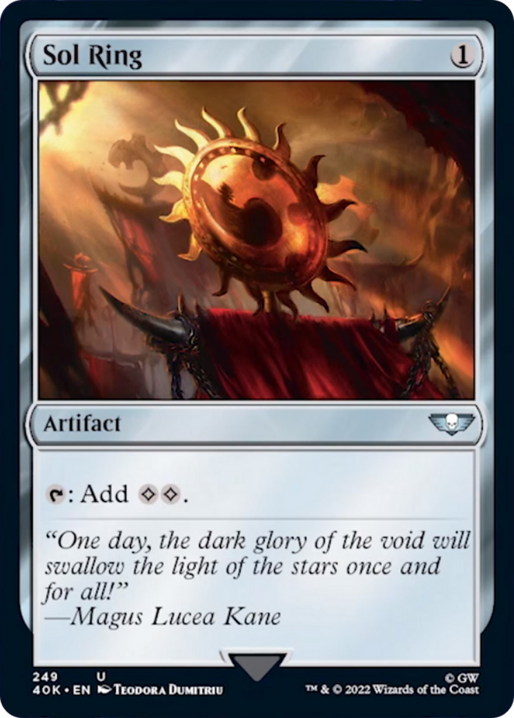 Sol Ring (249) (Surge Foil) [Warhammer 40,000] | Anubis Games and Hobby