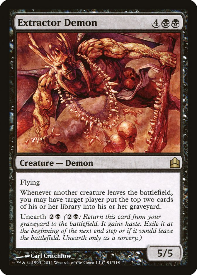 Extractor Demon [Commander 2011] | Anubis Games and Hobby