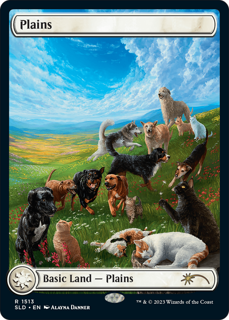 Plains (1513) [Secret Lair Commander Deck: Raining Cats and Dogs] | Anubis Games and Hobby