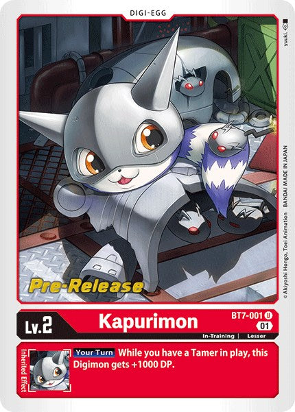 Kapurimon [BT7-001] [Next Adventure Pre-Release Cards] | Anubis Games and Hobby