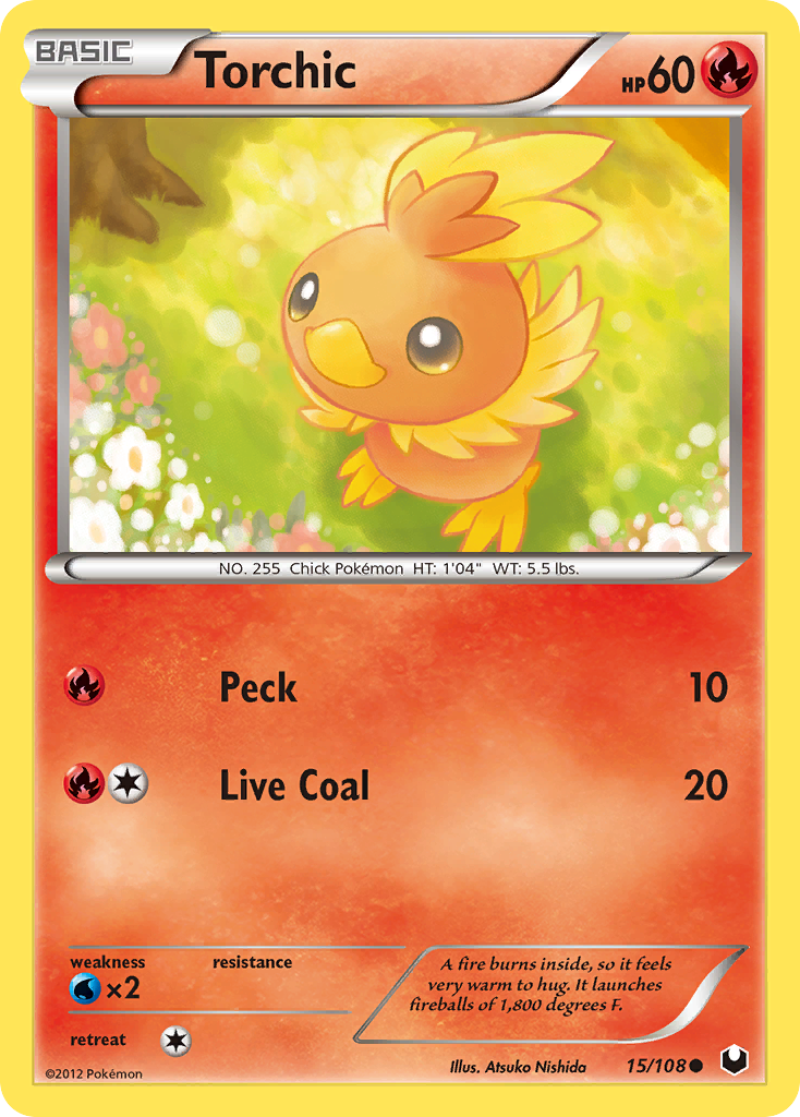 Torchic (15/108) [Black & White: Dark Explorers] | Anubis Games and Hobby