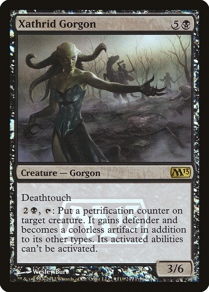 Xathrid Gorgon [Magic 2013 Prerelease Promos] | Anubis Games and Hobby