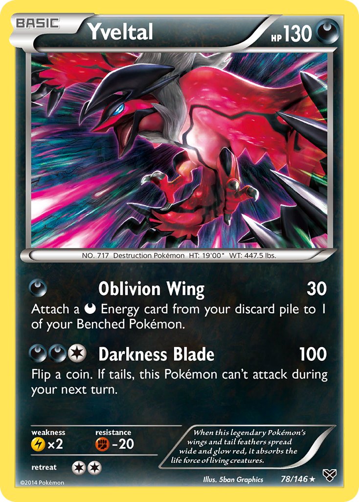 Yveltal (78/146) (Theme Deck Exclusive) [XY: Base Set] | Anubis Games and Hobby