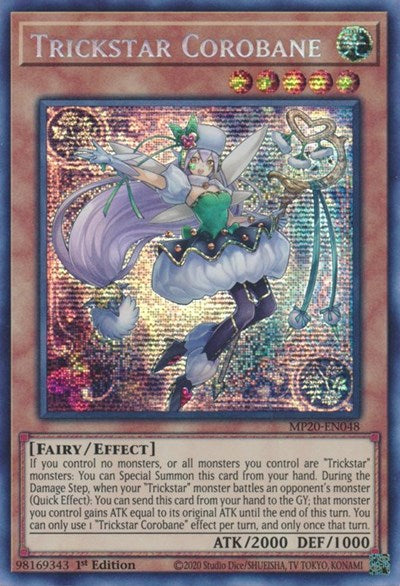 Trickstar Corobane [MP20-EN048] Prismatic Secret Rare | Anubis Games and Hobby