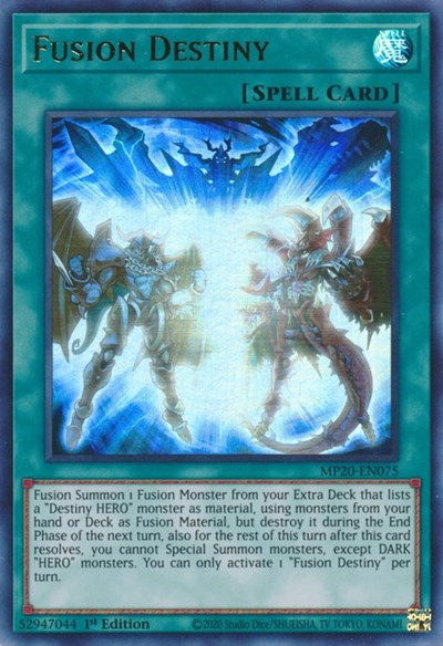 Fusion Destiny [MP20-EN075] Ultra Rare | Anubis Games and Hobby