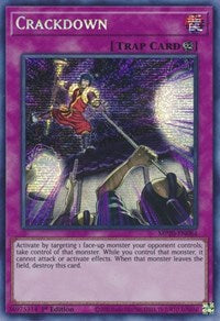 Crackdown [MP20-EN084] Prismatic Secret Rare | Anubis Games and Hobby