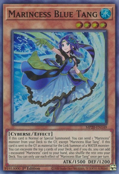 Marincess Blue Tang [MP20-EN149] Super Rare | Anubis Games and Hobby