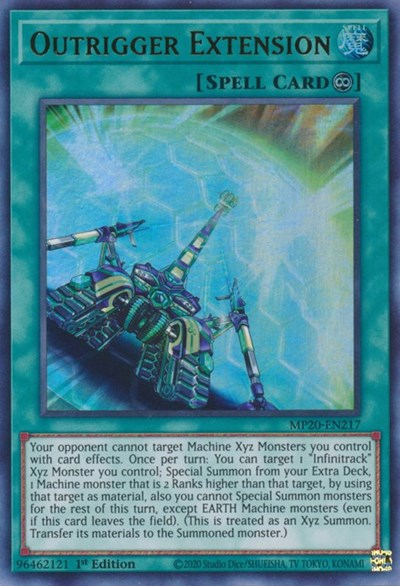 Outrigger Extension [MP20-EN217] Ultra Rare | Anubis Games and Hobby