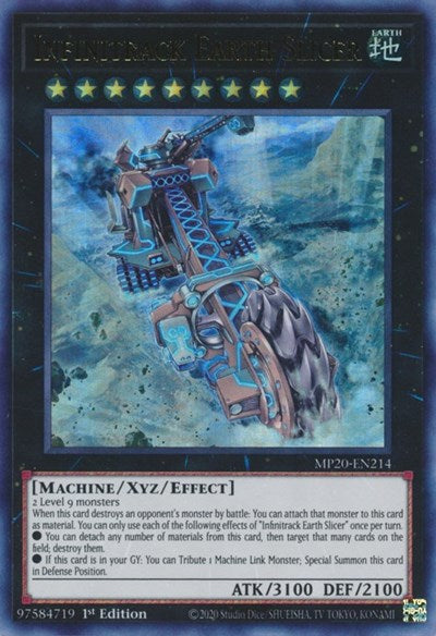 Infinitrack Earth Slicer [MP20-EN214] Ultra Rare | Anubis Games and Hobby