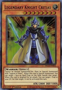 Legendary Knight Critias [DLCS-EN002] Ultra Rare | Anubis Games and Hobby